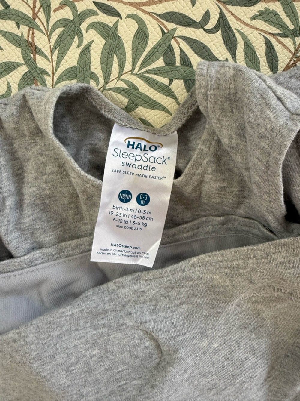 Halo Gray Quilted Baby Sleep Sacks - Picture 4 of 5